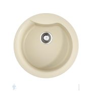 Мойка Omoikiri YASUGATA 48R-BE d485мм, круглая, врезная, тетогранит, цвет-ваниль 4993131