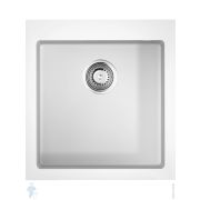 Мойка Omoikiri BOSEN 47-WH (470х500х220) врезная, тетогранит, белый 4993589