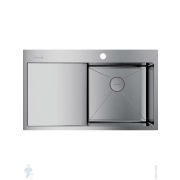 Мойка Omoikiri AKISAME 86-IN R (860х510х200) чаша справа, монтаж врезной/вровень, нерж.сталь 4993763