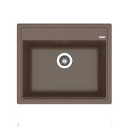 Мойка FLORENTINA Липси 600х520х217 врезная, кварцевый композит, мокко 20.120.D0600.303
