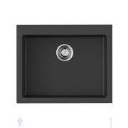 Мойка Omoikiri BOSEN 61-BL (610х500х210) врезная, тетогранит, цвет черный 4991209