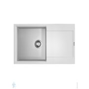 Мойка Omoikiri Daisen-78T WH (780х510х230) врезная, оборачиваемая, тетогранит, цвет: белый 4993522