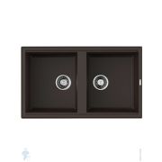 Мойка Omoikiri TEDORI 86-2 DC (860х510х200) врезная, 2 чаши, тетогранит, цвет темный шоколад 4993928