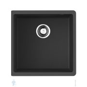 Мойка Omoikiri BOSEN 44-U-BL (440х440х220) подстольный монтаж, тетогранит, черная 4993595