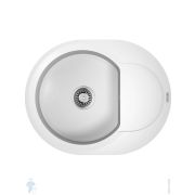 Мойка Omoikiri SAKAIME 60E-WH (600х470х220) врезная, тетогранит, белая 4993136