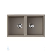 Мойка Omoikiri TEDORI 86-2 SA (860х510х200) врезная, 2 чаши, тетогранит, цвет бежевый 4993926