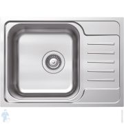 Мойка IDDIS Sound (605х440х180) с крылом, нержавеющая сталь, цвет шелк SND60SDi77