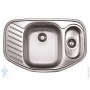 Мойка врезная Ukinox Comfort 770х500 полир.нерж.сталь 0,8мм, 1,5 чаши, COP770.500 15GT8K 2C