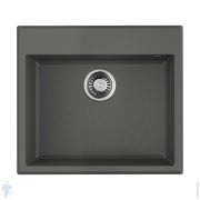 Мойка Omoikiri TEDORI 57-PL (570х510х220) врезная, тетогранит, платина 4993987