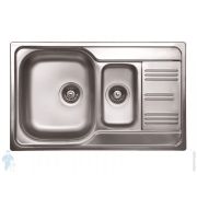 Мойка врезная Ukinox Grand 800х500 полир. поверхность 0,8мм, слив 3 1/2, GRP800.500 15GT8K -O