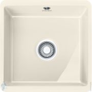 Мойка Franke KUBUS KBK 110-40 (445х445х180) под столешницу, керамика Fraceram, ваниль 126.0335.875
