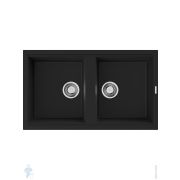 Мойка Omoikiri KITAGAWA 86-2 GB (860х510х200мм), 2 чаши, керамическая, цвет графит 4993492