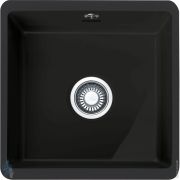 Мойка Franke KUBUS KBK 110-40 (445х445х180) под столешницу, керамика Fraceram, антрацит 126.0380.35