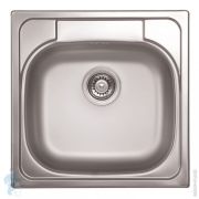 Мойка врезная Ukinox Grand (480х480) декор.поверхность 0,8мм, слив 3 1/2, GRL480.480 -GT8K 0
