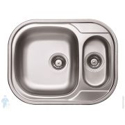 Мойка врезная Ukinox Galant 620х480 полированная 0,8 мм, слив 3 1/2, GAP620.480 15GT8K 2L
