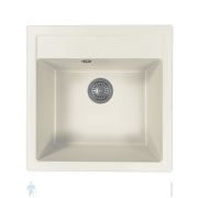 Мойка FLORENTINA Липси 510х510х217 врезная, кварцевый композит, жасмин 20.450.C0510.201