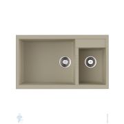 Мойка Omoikiri TEDORI 86-2-LB BE (860х500х240) врезная, тетогранит, ваниль 4993933