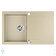 Мойка TEKA CLIVO 45 B-TQ 1B 1D TOPAZ BEIGE 40148002 (780х495) врезная,с отв.под смесит,топаз