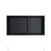 Мойка Omoikiri TAKI 85-2-LB-U/IF-GB Side (850х440х200) универ. монтаж, 2 чаши, графит 4997039