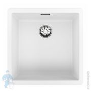 Мойка TEKA RADEA R10 40.40 M-TG WHITE 115230050 (456х456) врезн,без отв.под смесит,белый арктик