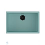 Мойка Omoikiri YAMAKAWA 75-U/I AZ (756х456х200мм), керамическая, цвет azur blue мат. 4993176