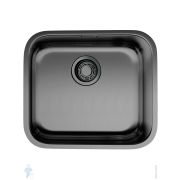 Мойка Omoikiri OMI 49-U-GM (490х440х180) подстольный монтаж, вороненая сталь 4993073