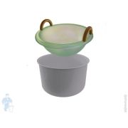 Шайка CARIITTI с деревянными ручками IB320, 1545805