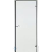 Двери стеклянные HARVIA для парных (790х1890) 8/19 коробка алюминий, стекло сатин DA81905