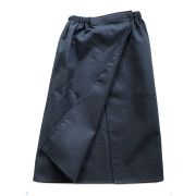Килт для бани Linen Steam Дельфин 70х150 см, хлопок, графит LS-DOL-03-70150
