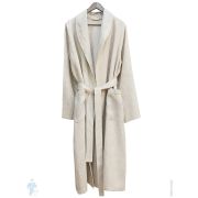 Халат Linen Steam Натюрель, размер 50-52, лен, бежевый LS-NAT-08-5052