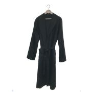 Халат Linen Steam Уголь, размер 50-52, лен, черный LS-UGO-08-5052
