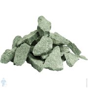 Камень для сауны, жадеит колотый, 20кг (мелкая фракция)
