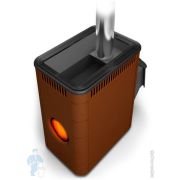 Печь банная ТМФ (TMF) АВРОРА Inox ДА Иллюминатор терракота