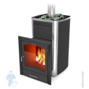Печь банная ТМФ (TMF) КАЛИНА II Carbon БСЭ ТО антрацит НВ ПРА, большой светопрозрачный экран