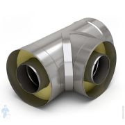 Тройник 90° утепленный (сэндвич) ТМФ (TMF) СУПЕР D200/300, 0,8/0,5мм арт.5540705