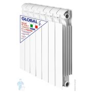 Радиатор биметаллический, 10 секций GLOBAL STYLE PLUS 500 ВШГ:575х800х95 1850 Ватт
