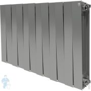 Радиатор биметаллический, 12 секций ROYAL THERMO PianoForte ВШГ:591х960х100 2268 Вт Silver Satin