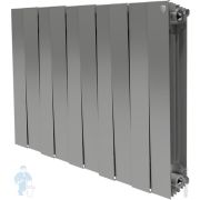Радиатор биметаллический, 10 секций ROYAL THERMO PianoForte ВШГ:591х800х100 1890 Вт Silver Satin