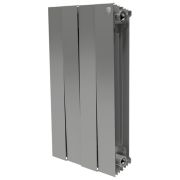 Радиатор биметаллический, 4 секции ROYAL THERMO PianoForte ВШГ:591х320х100 756 Вт Silver Satin