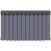 Радиатор биметаллический RIFAR Monolit 500 (577х960х100) 12 секций, 2292Вт, титан