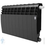 Радиатор биметаллический 10 секций ROYAL THERMO BiLiner ВШГ:430х800х87 1150 Вт черный