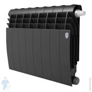Радиатор биметаллический 8 секций ROYAL THERMO BiLiner ВШГ:430х640х87 920 Вт черный