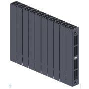 Радиатор биметаллический RIFAR SUPReMO Ventil 500 VR (575х800х90) 10 секций, 2020Вт, титан,НП правое