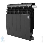 Радиатор биметаллический 6 секций ROYAL THERMO BiLiner ВШГ:430х480х87 690 Вт черный