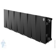 Радиатор биметаллический, 12 секций ROYAL THERMO PianoForte 200 Noir Sable бок.подкл, черный графит