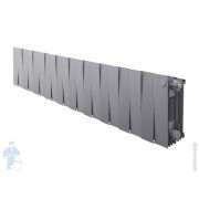 Радиатор биметаллический, 20 секций ROYAL THERMO PianoForte 200 Silver Satin, бок.подкл, серебристый