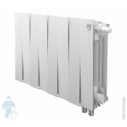 Радиатор биметаллический, 8 секций ROYAL THERMO PianoForte 300 Bianco Traffico, VDR80 ниж.пр.подкл