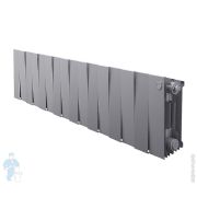 Радиатор биметаллический, 16 секций ROYAL THERMO PianoForte 200 Silver Satin, бок.подкл, серебристый