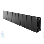 Радиатор биметаллический, 20 секций ROYAL THERMO PianoForte 200 Noir Sable бок.подкл, черный графит