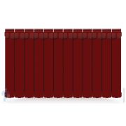 Радиатор биметаллический RIFAR Monolit 500 (577х960х100) 12 секций, 2292Вт, коричнево-красный